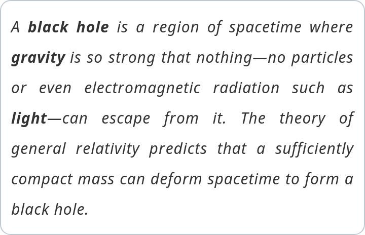 关于黑洞问题提问100题,黑洞的脑洞问题