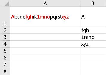 ExcelVBA学习笔记：单元格的characters属性，取关键字用