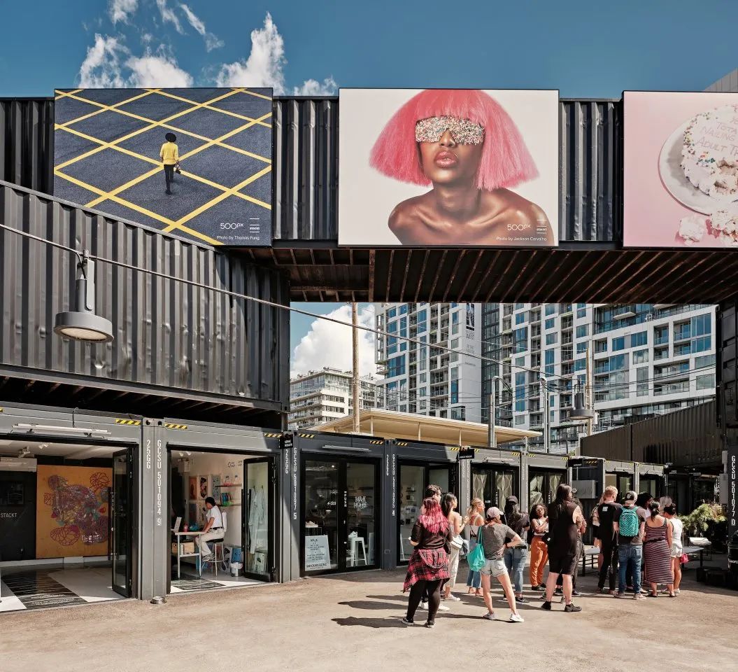 集装箱商业街新模式国外,全球最大集装箱购物中心