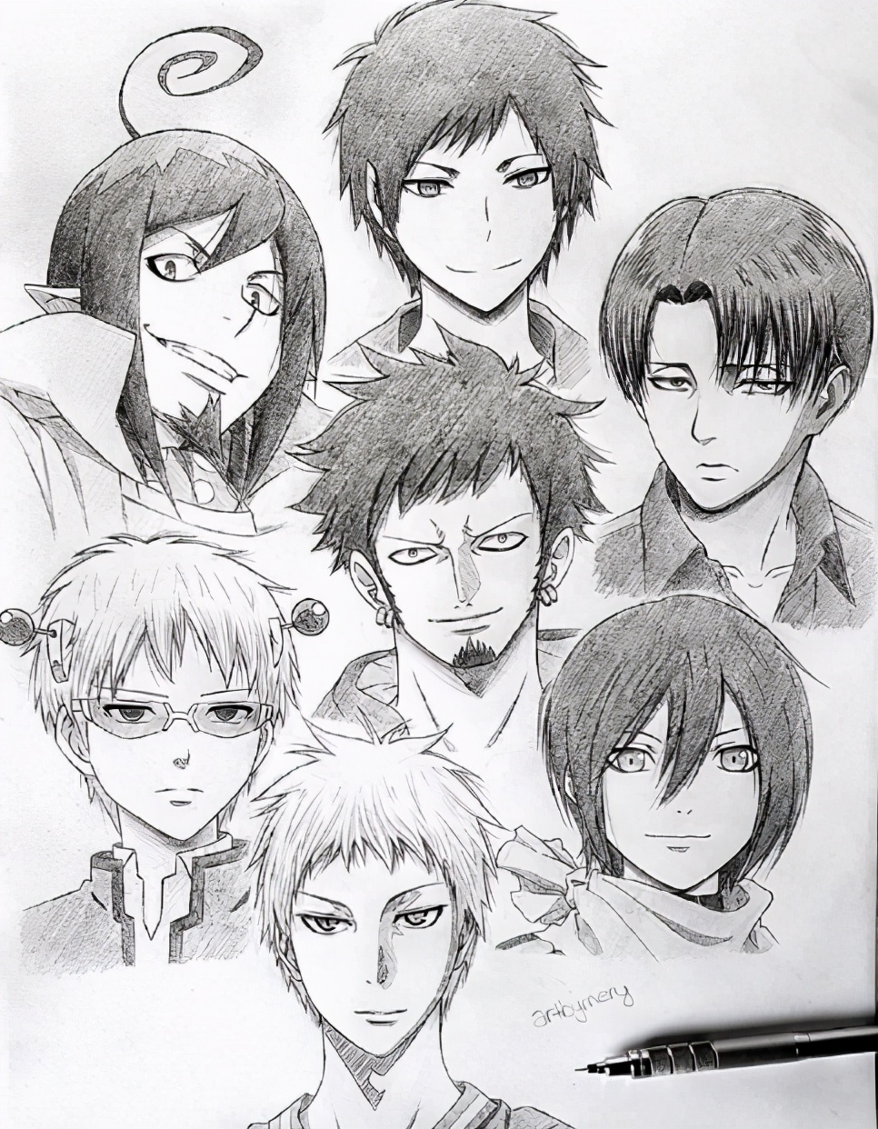 画师画动漫用的笔,二次元动漫人物绘画用什么笔