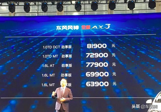 东风风神AX3新车,东风风神ax31.4t试驾