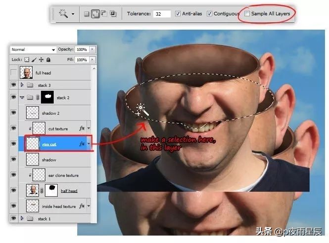ps制作超现实创意人像,通过ps制作一幅超现实人像特效