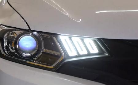 许格改装灯,许格大灯改装