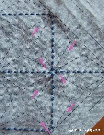 刺绣教程新手入门结粒绣,刺子绣基础入门针法教程