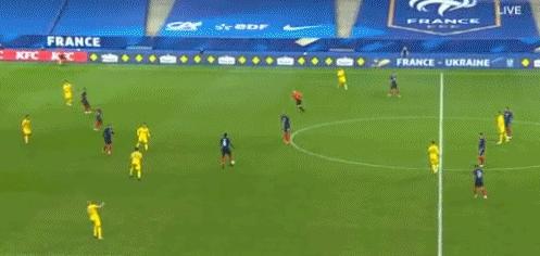 友谊赛-中国曾经战胜过的对手法国队7-1横扫乌克兰，吉鲁百场