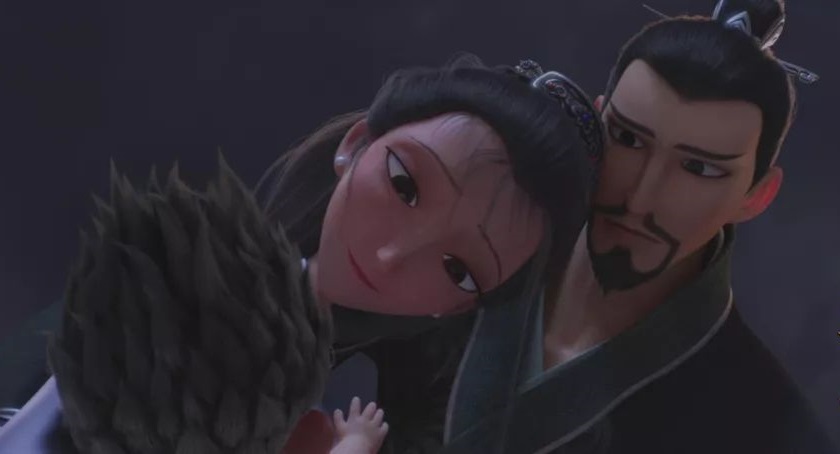 哪吒救父母,哪吒面对爹妈