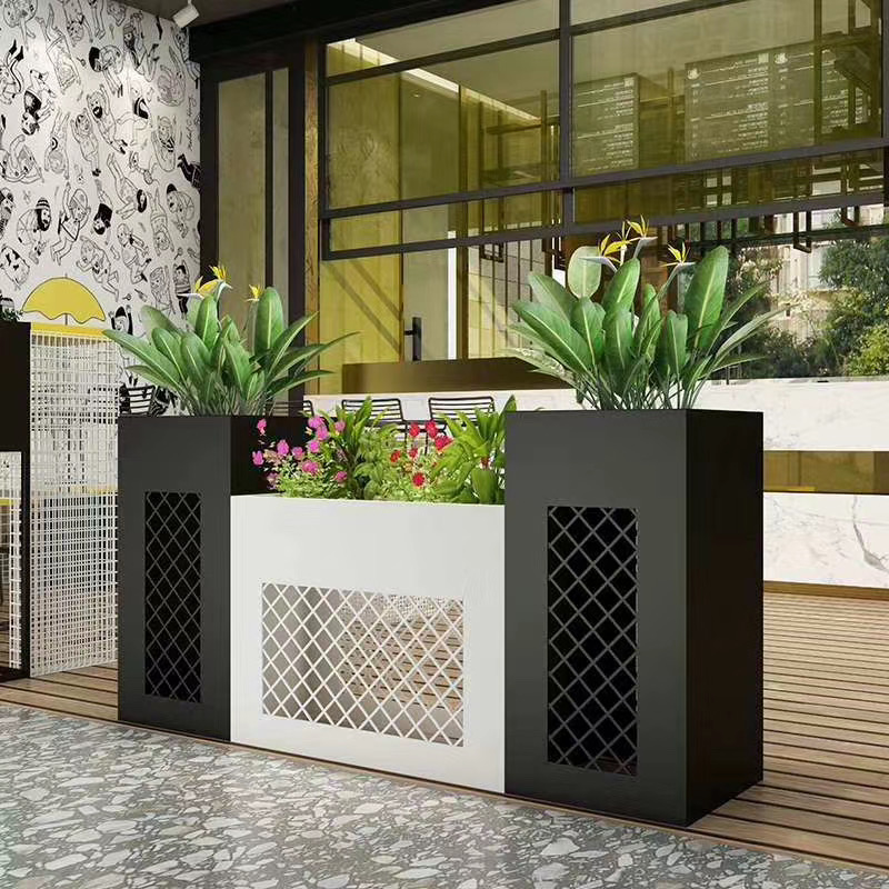 鑫宇不锈钢花箱与城市名片,鑫宇不锈钢花箱在绿化中的应用