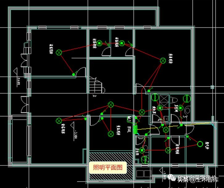 地下室应急照明图纸怎么看,应急照明图纸符号大全解释