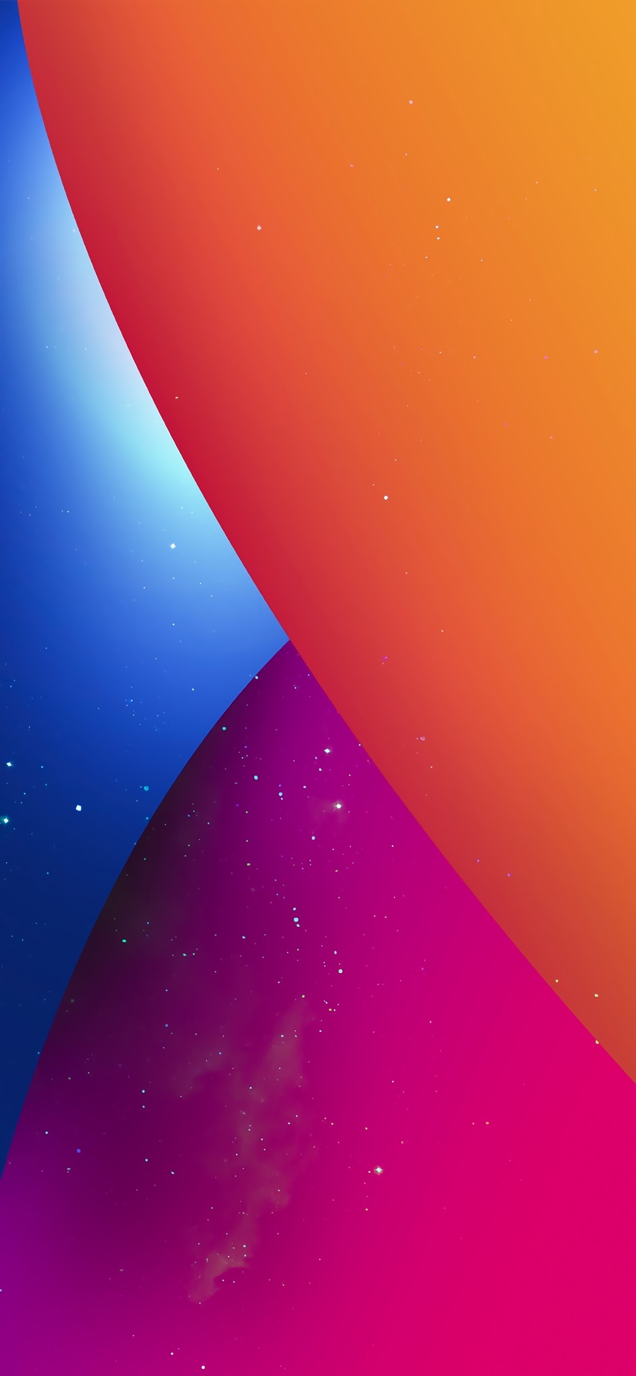 苹果顶级绝美壁纸100张几何图案,仿真曲屏全屏几何立体感壁纸