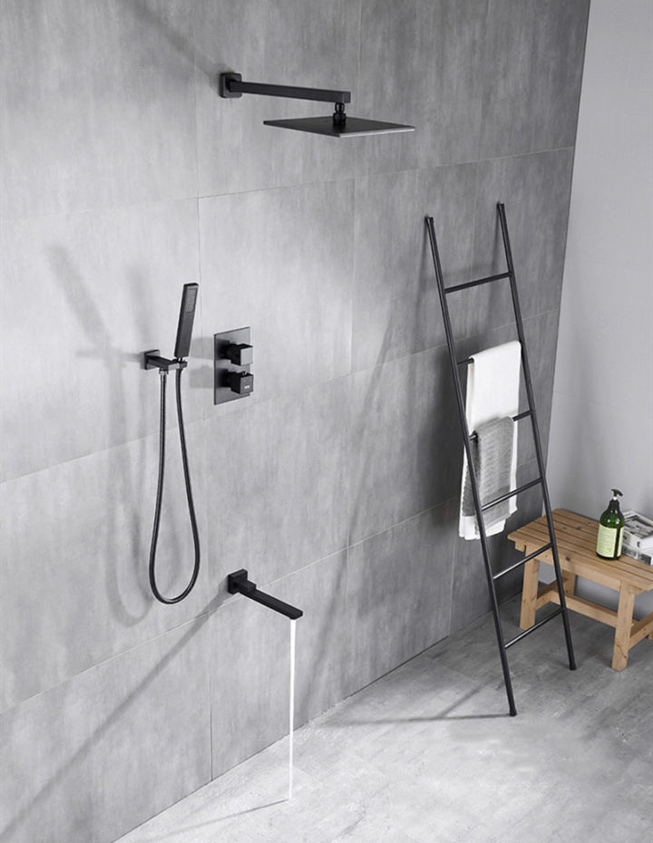 洗澡间暗装水管花洒选择与安装,暗装花洒水龙头如何安装