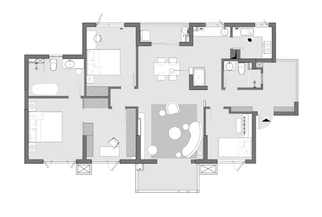 首发丨裹上舒缓奶油色，她的家柔软又高级