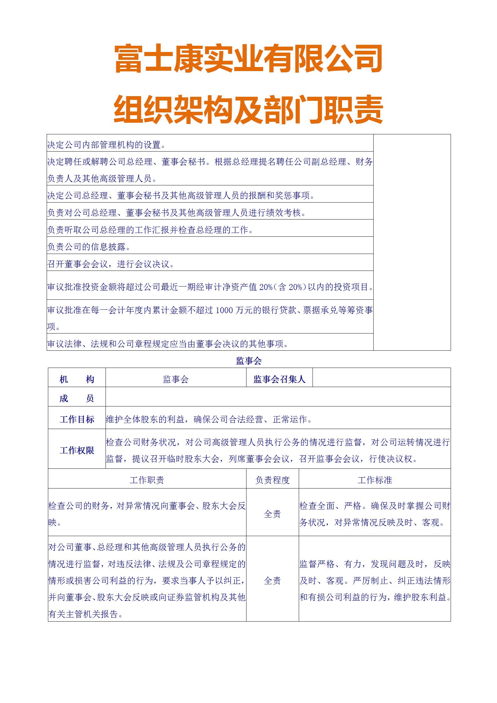 怎样获得富士康的策划架构,富士康各岗位细分