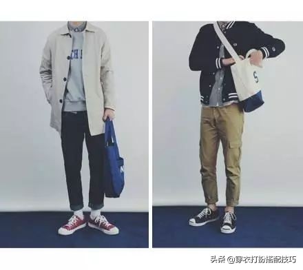 男士穿搭时尚潮流搭配九分裤,男士穿搭文艺青年又帅又会穿