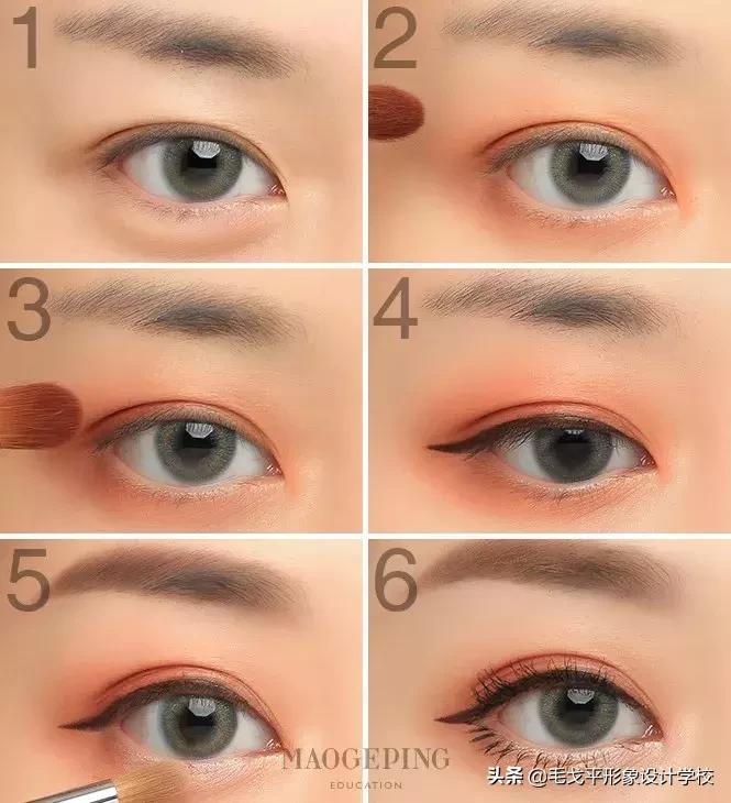 眼妆怎么画显大又干净的眼影颜色,怎样用四种颜色眼影画出酷的眼妆