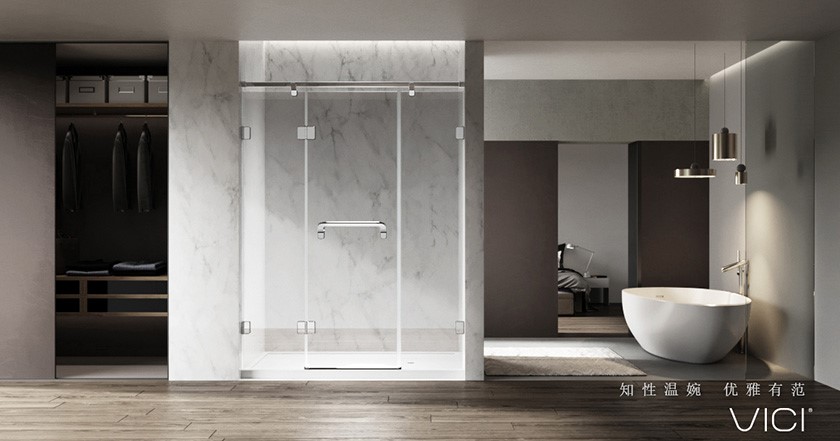 舒适淋浴，极简为美｜跨界设计师谢锐彬热评德立淋浴房EA5