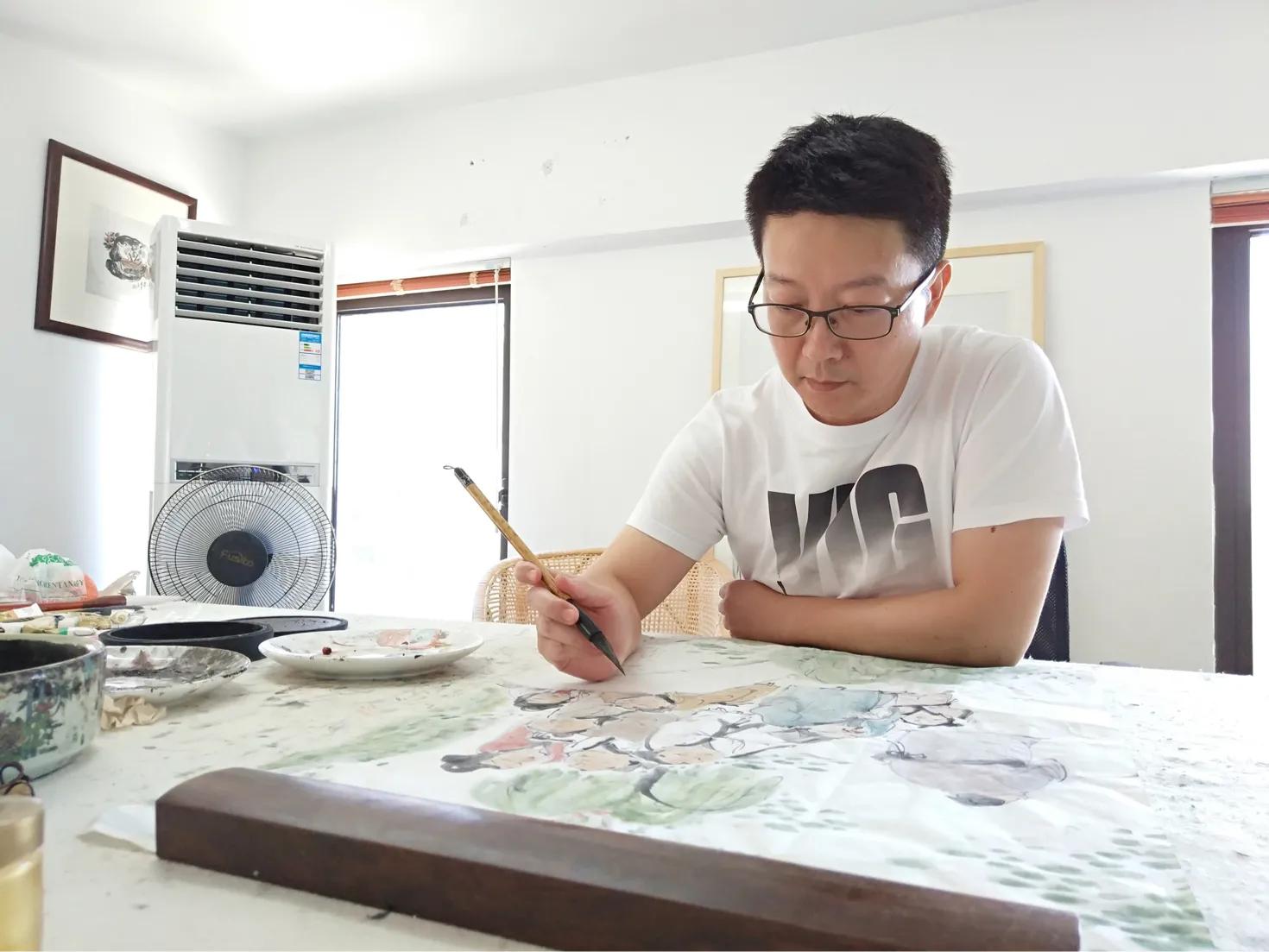 「筆墨丹青」——品读浙派新秀丨洪万里人物画艺术