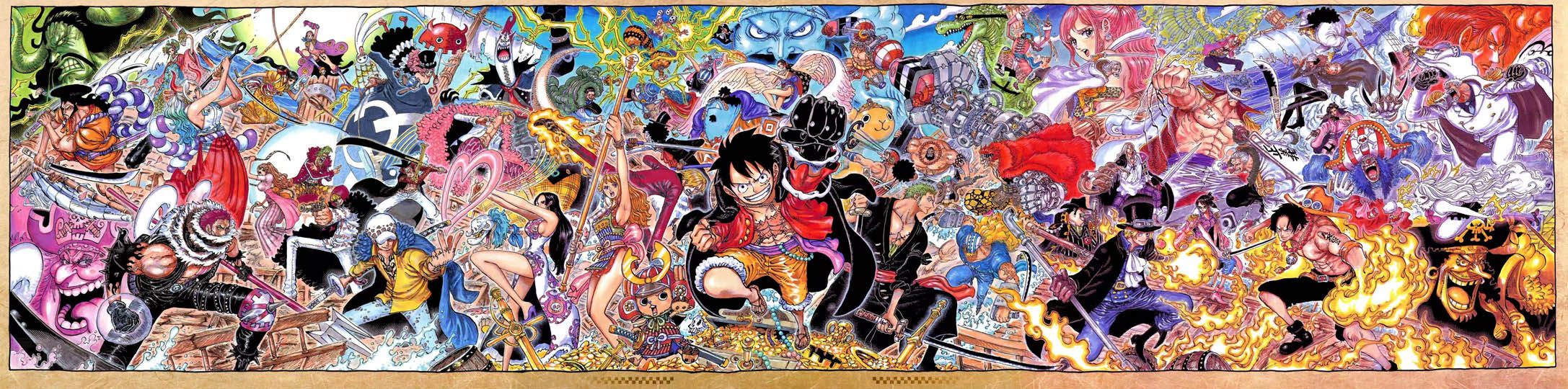 海贼王1025话情报全图,海贼王1045话全图解析