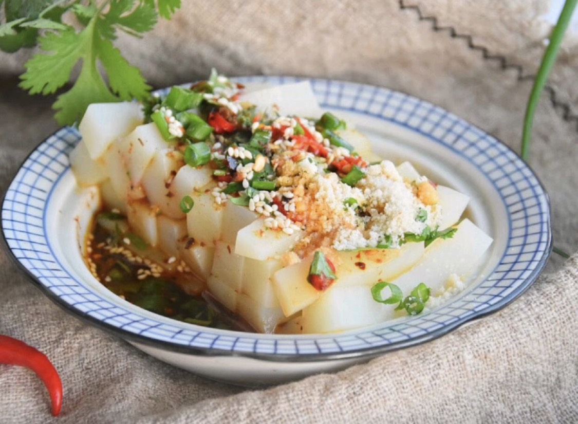 豌豆凉粉怎么拌着吃,豌豆凉粉怎么做又滑又好吃