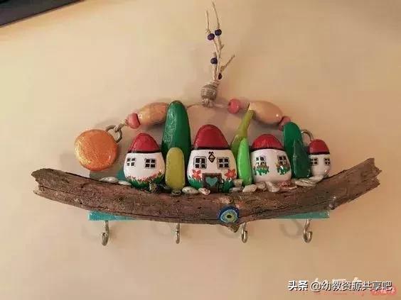 创意石头画简单又有趣,石头创意手工画