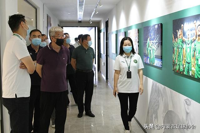 内蒙古足球协会副主席吴刚一行访问浙江绿城足球俱乐部