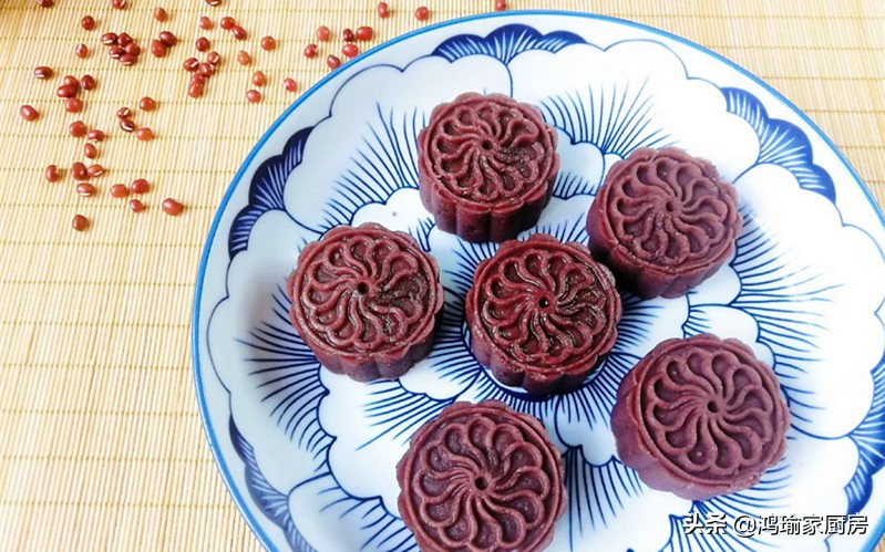 马蹄红豆糕低糖,老式东北无油红豆糕做法