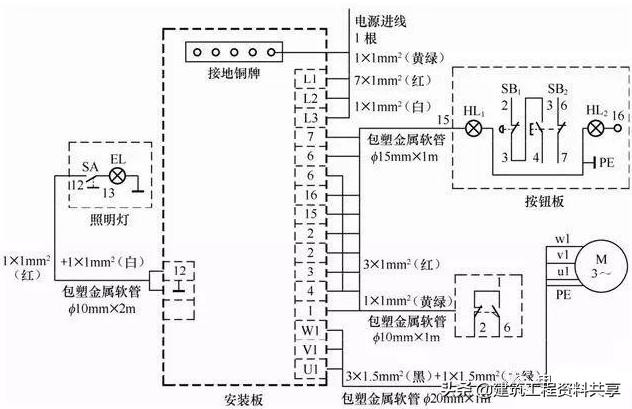 简述电气照明图识读步骤,简要说明识读电气接线图的步骤