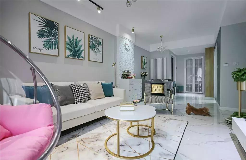 120平带露台三室两厅两卫一厨,92平米三室两厅二卫带大露台