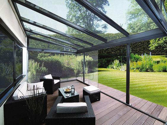 庭院遮风挡雨阳光房,100款阳光房庭院设计