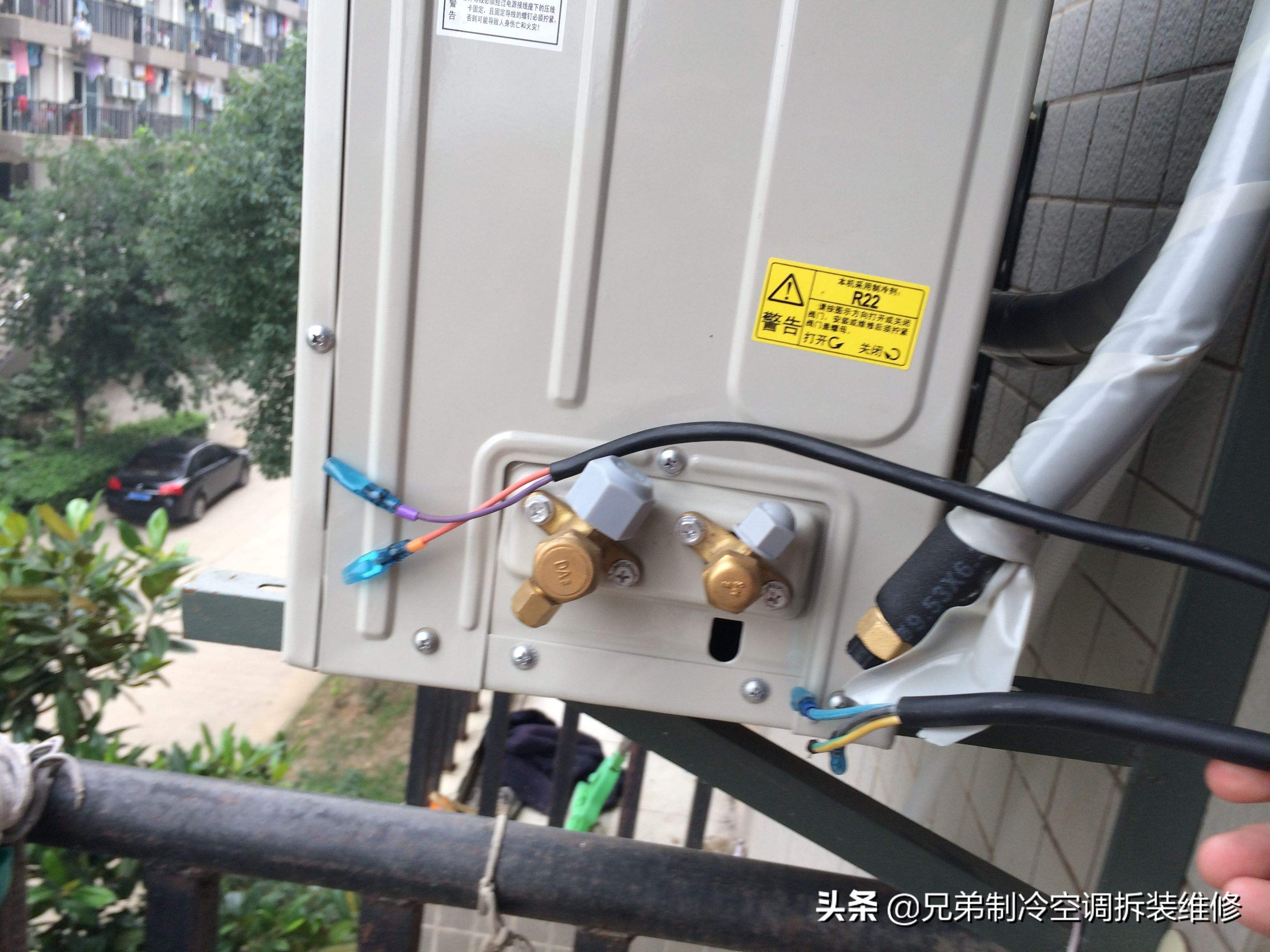 一分钟教会你空调收氟的操作方法,空调收氟没有遥控板怎么收氟