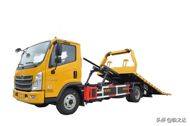 多种型号一拖二平板清障车价目表,小型清障车拖车什么品牌好