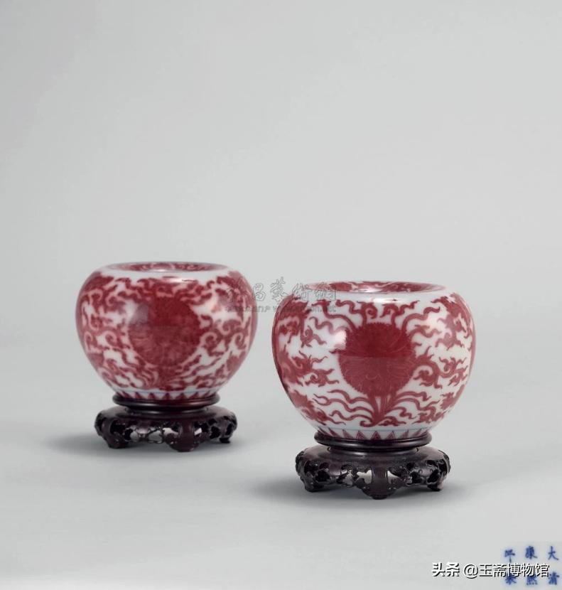 康熙御窑豇豆红釉瓷器,清康熙五彩民窑瓷器拍卖