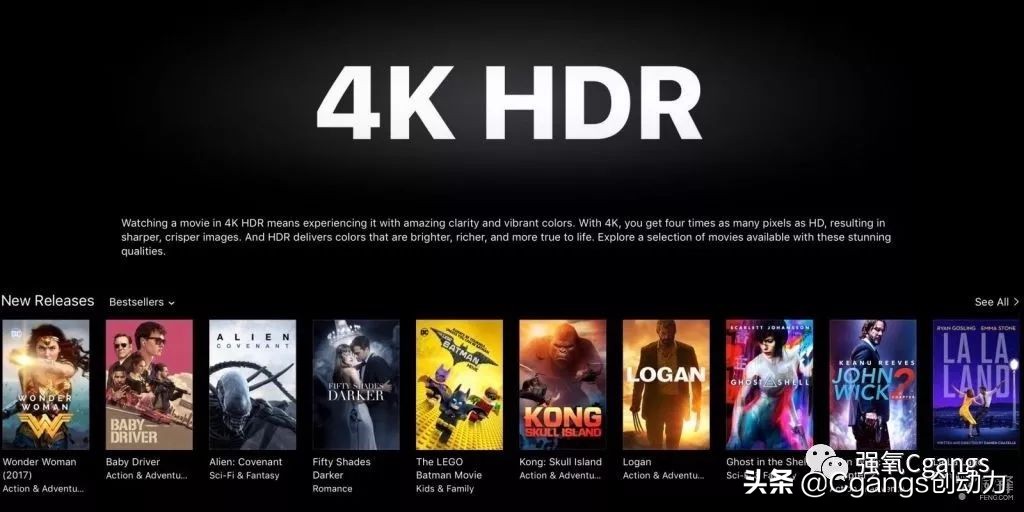 appletv4k一代支持4k播放吗,appletv6和appletv4k