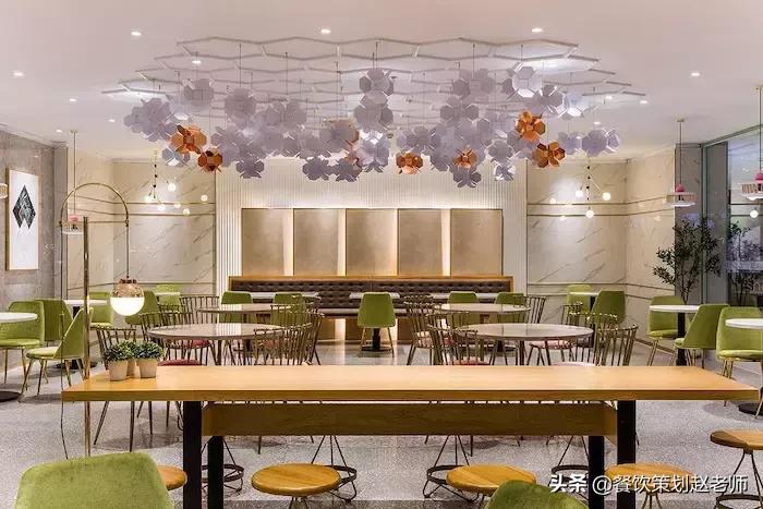 轻食甜品店设计效果图,大型烘焙甜品店设计效果