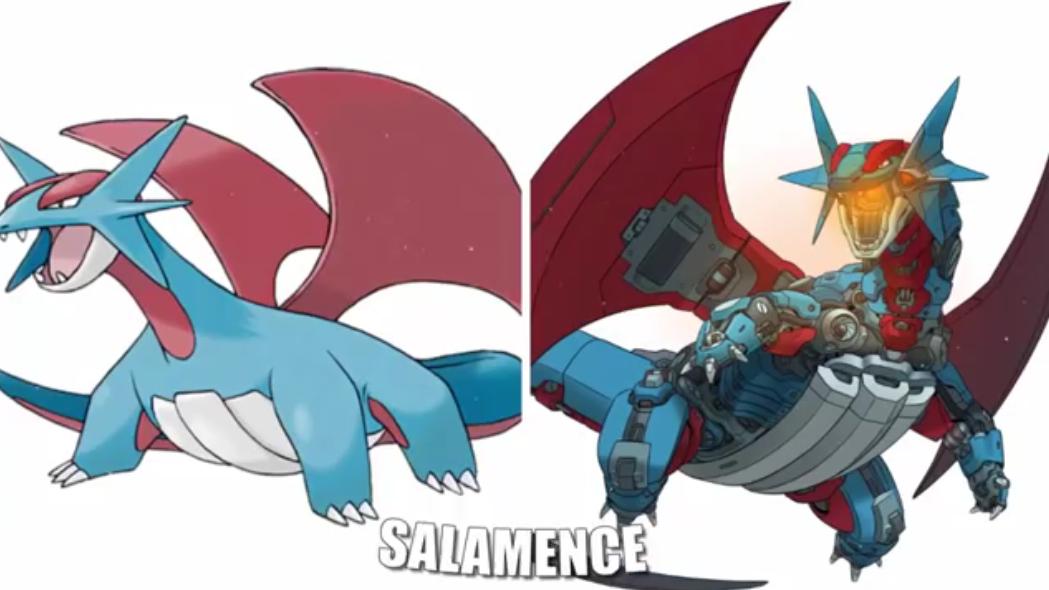 当宝可梦邂逅高达：班基拉斯化身机械哥斯拉，水箭龟帅气威猛