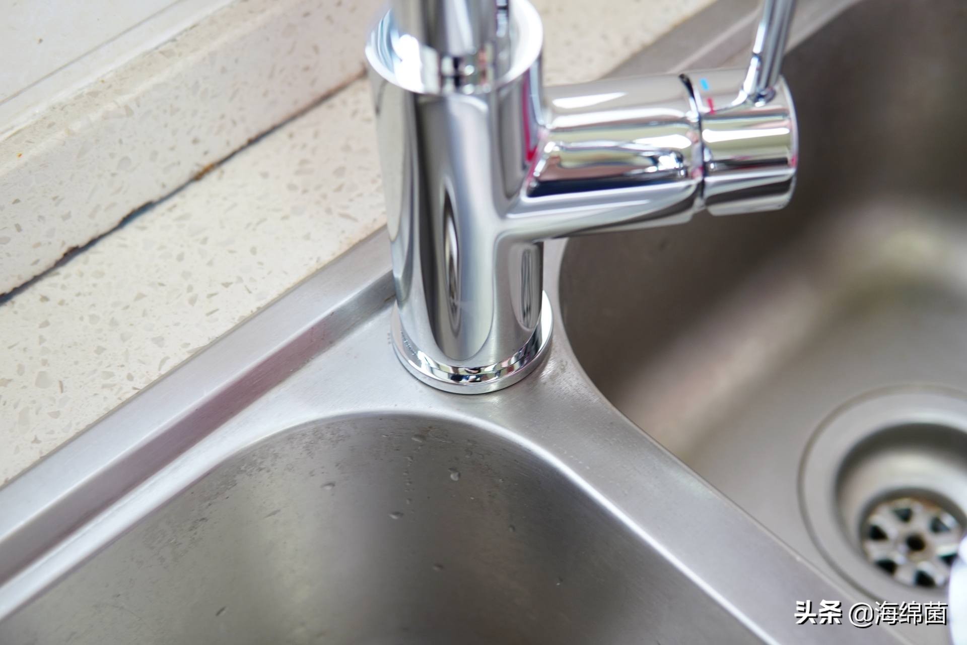 厨房双孔冷热二合一水龙头安装,厨房水龙头冷热两用自己动手安装