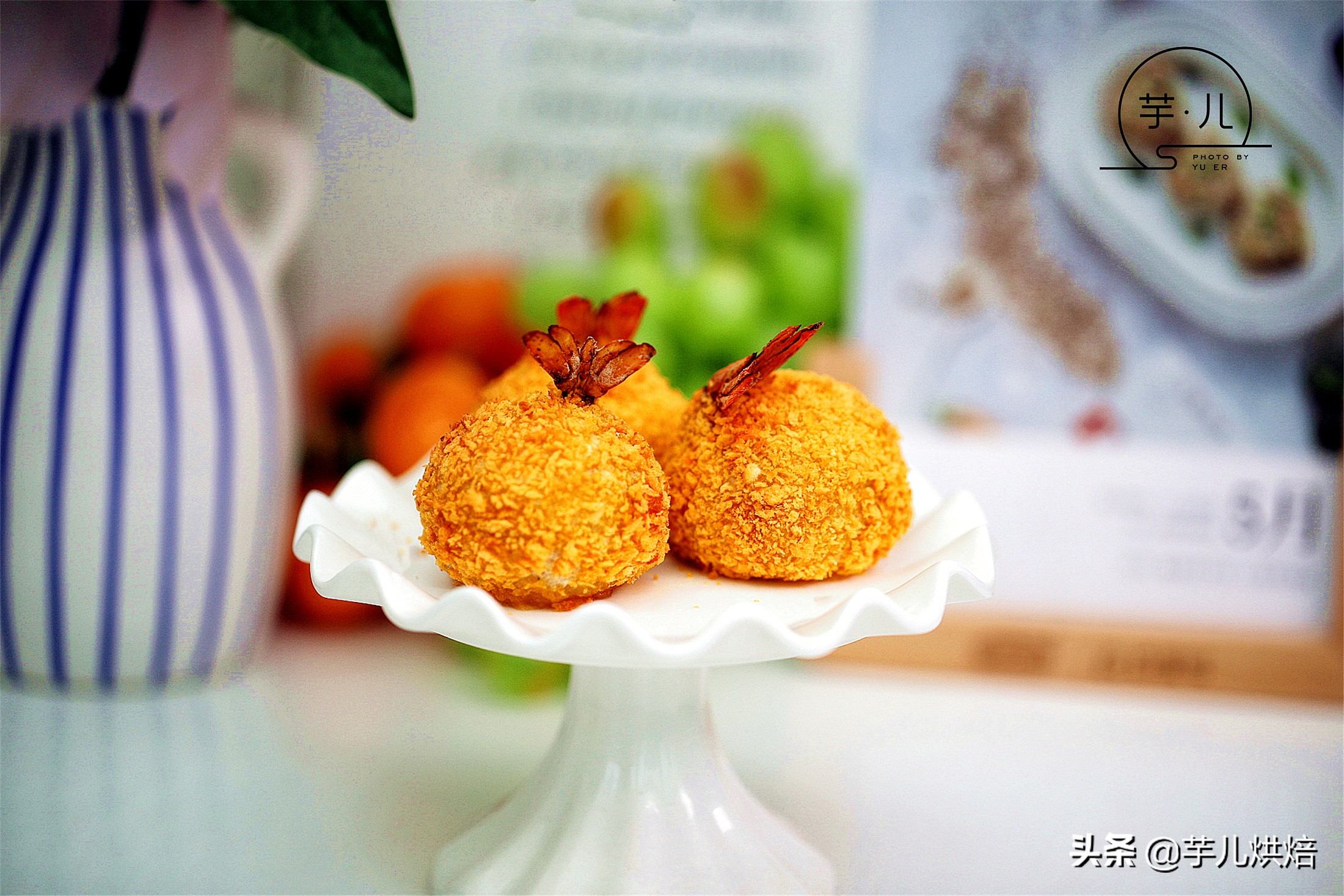 黄金虾球辅食做法大全,补钙鲜香黄金虾球只需要3种材料