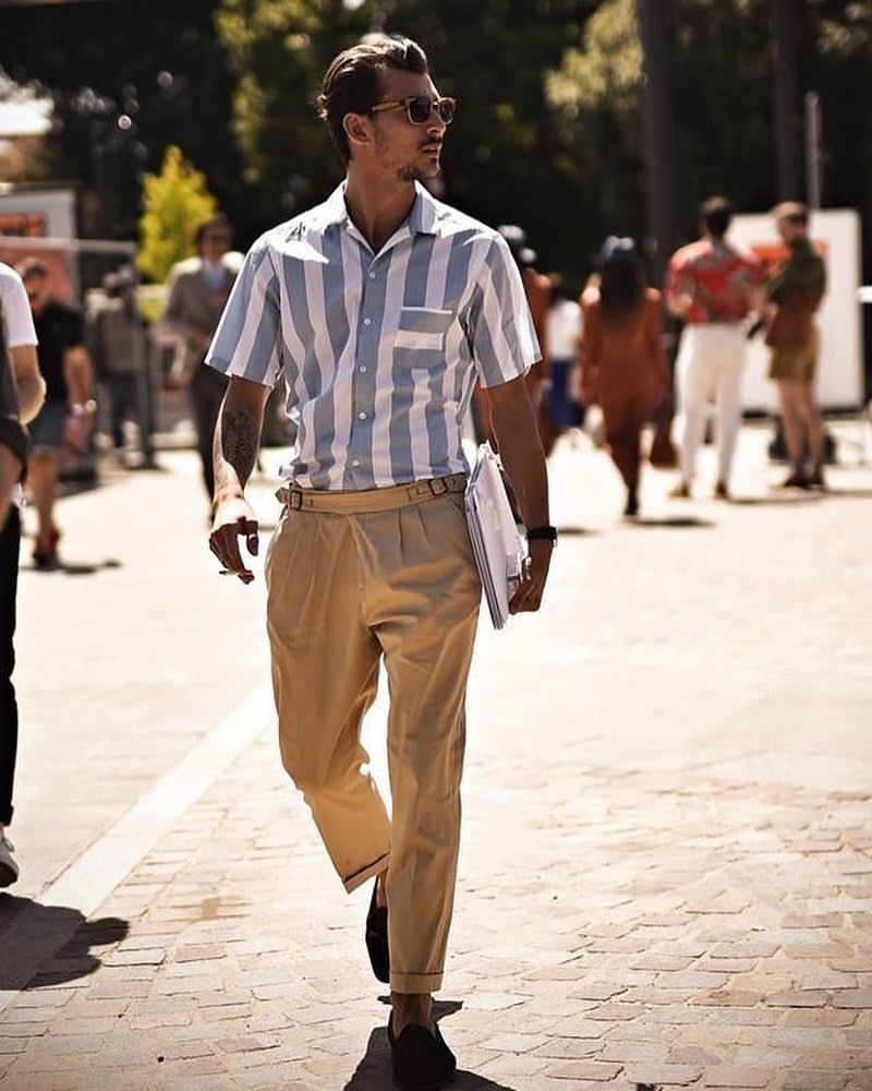 廓尔喀军裤配大黄靴,廓尔格西裤怎么搭配上衣