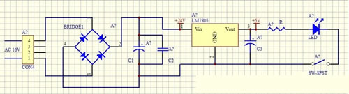 发光二极管交替闪烁电路图原理,2个发光二极管交替闪烁