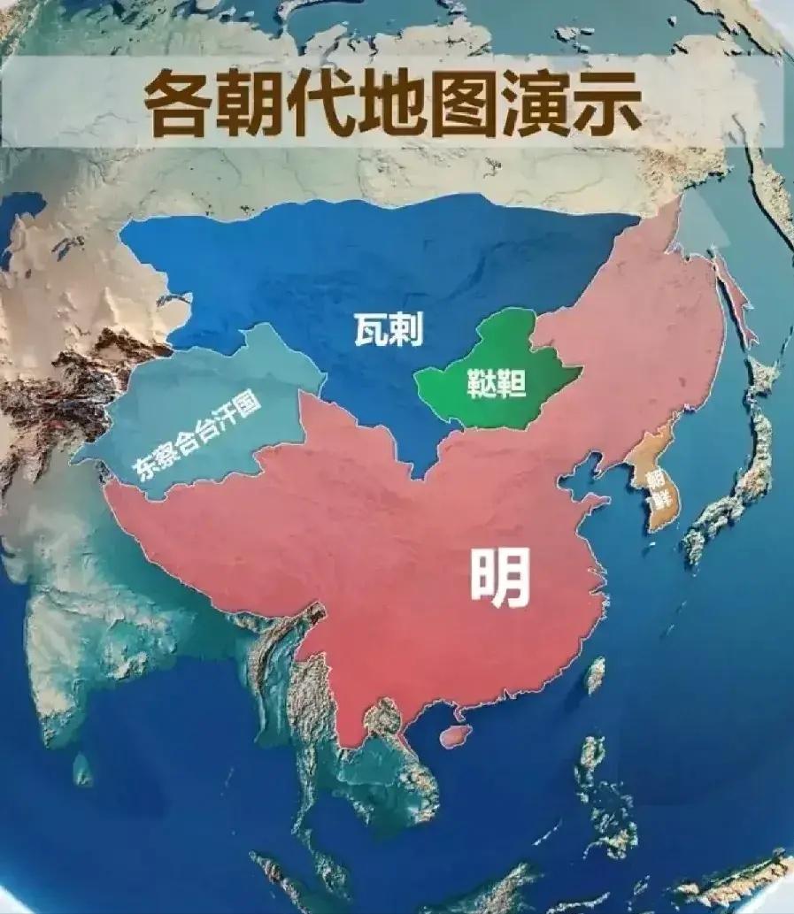 中国古代历朝历代版图到底有多大,中国古代历朝历代疆域变化示意图