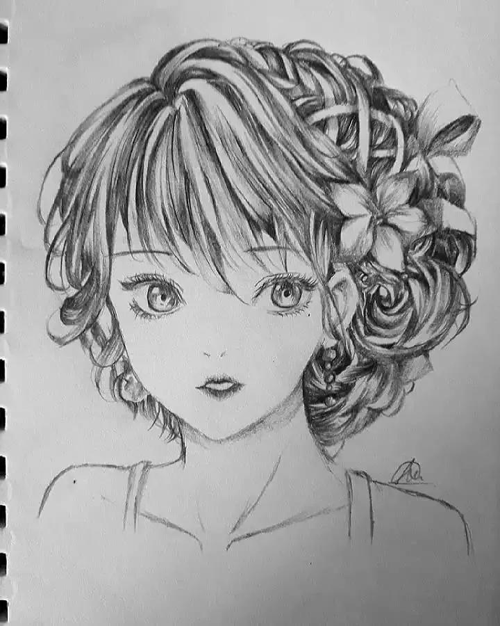 浓重的日式古风插画可爱又迷人,超有故事感的古风中国风插画