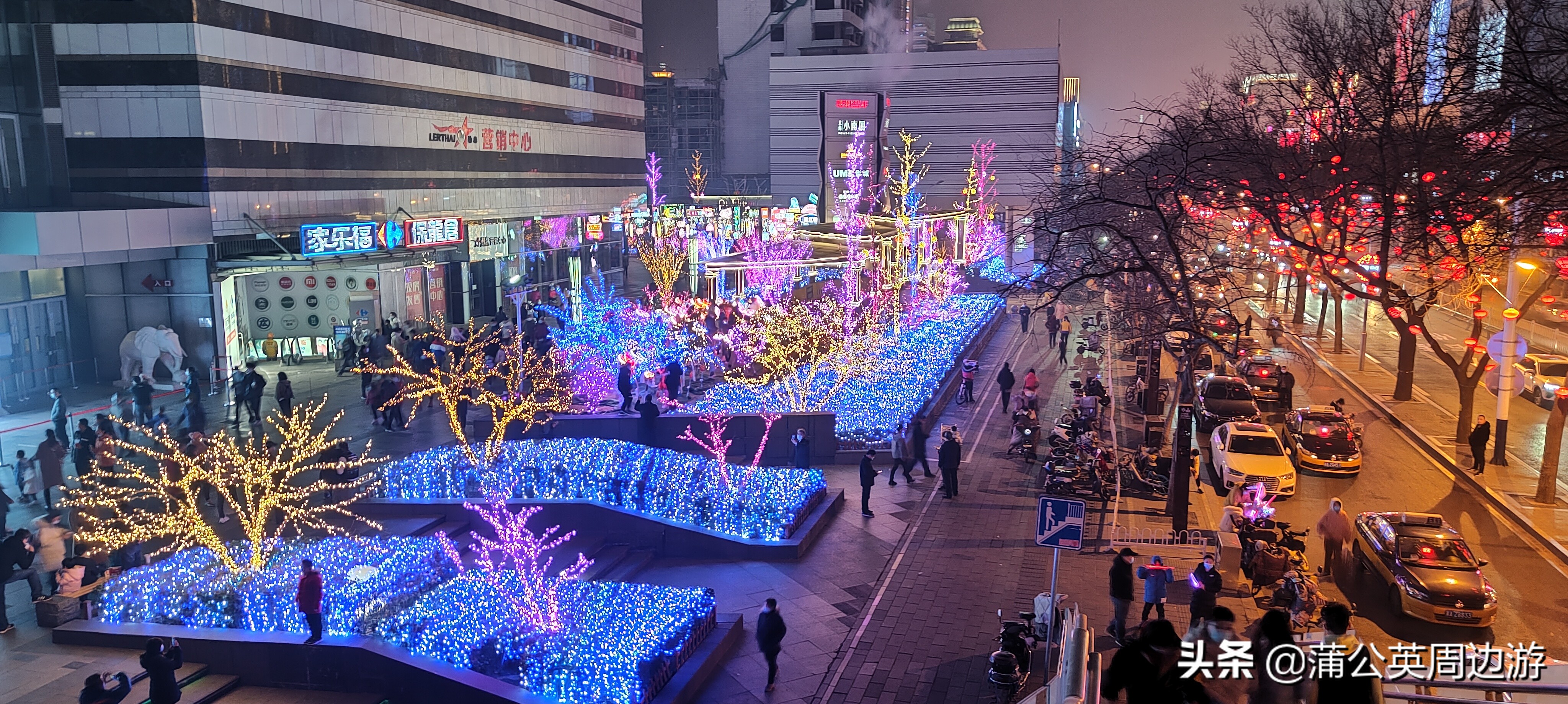 石家庄冬天夜景好看的地方,石家庄火树银花