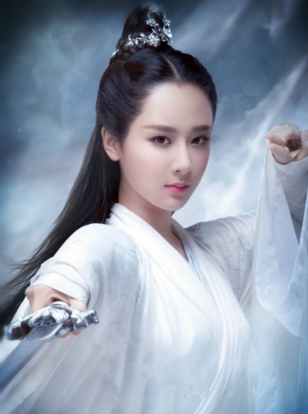 八位最惊艳的古装女子图片手绘,明星手绘壁纸古装