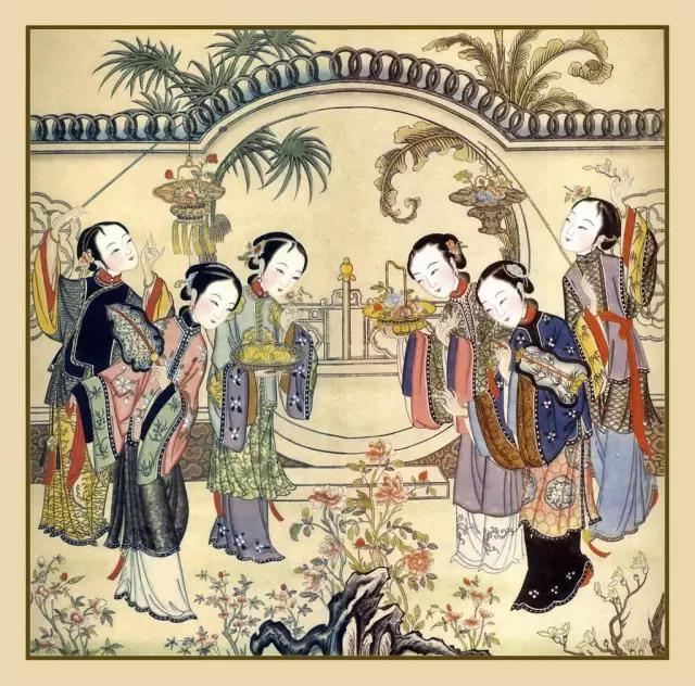 古画里除夕的传说与习俗，好看