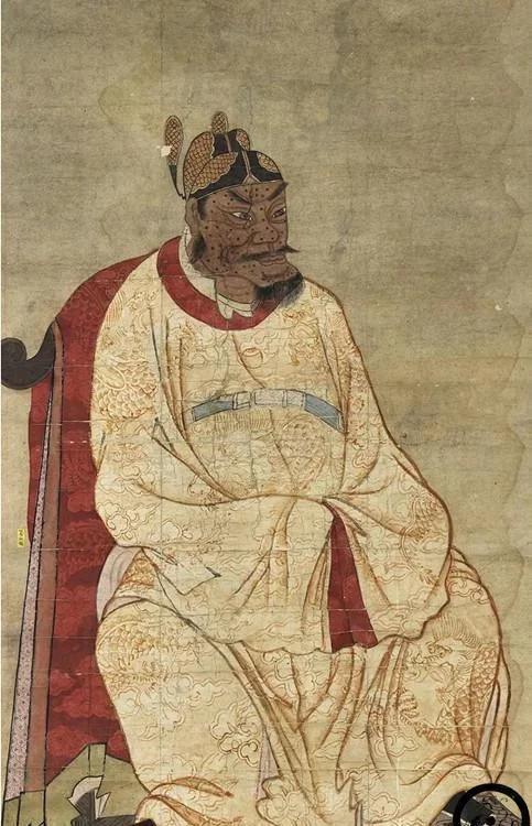 朱元璋画像让满人丑化成什么样了,朱元璋的画像为什么被画得那么丑