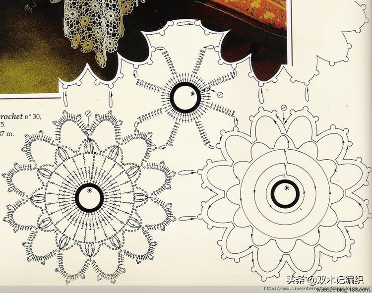 洛可可风蕾丝古典钩针桌布,钩针编织蕾丝长方形沙发巾图解