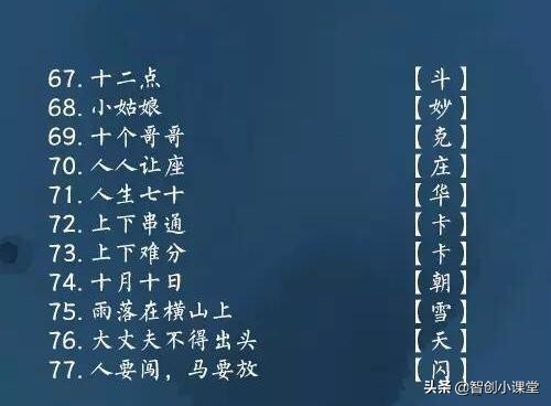 一次有趣的猜字谜游戏,睡前陪孩子玩猜字谜孩子更聪明