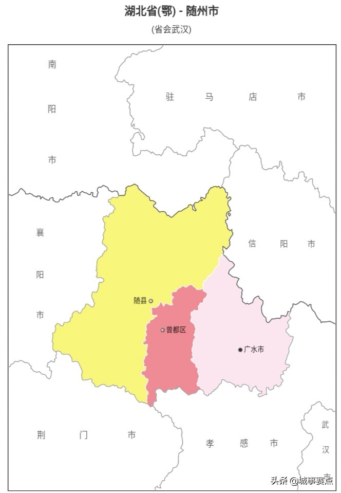 湖北省地图行政区划,湖北省各市县行政区划图