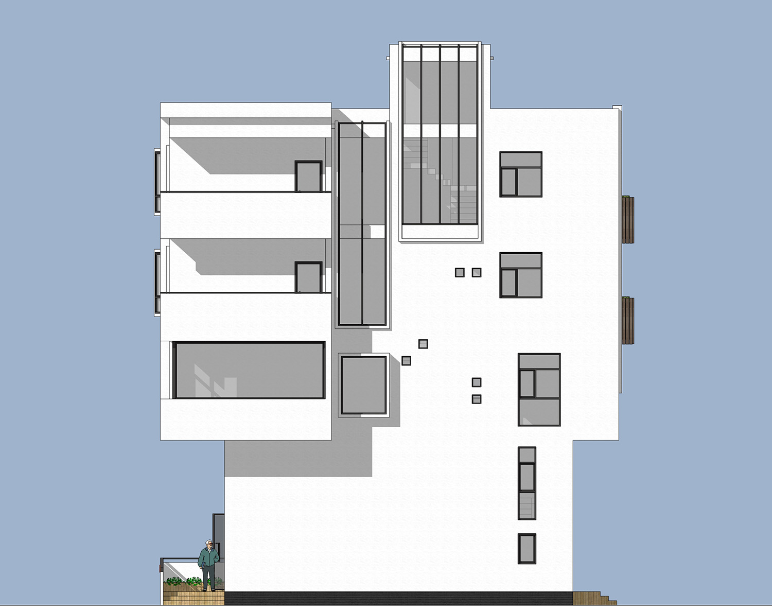 14*14宅基地自建房商铺设计,宽14米深18米怎样设计商铺