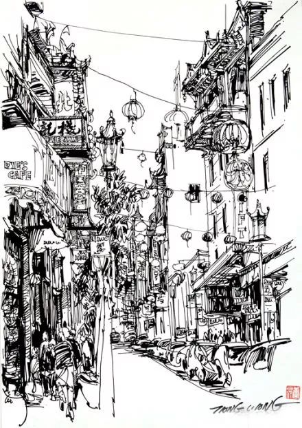 新一代中国钢笔画领军人物,极品五大钢笔画简直美爆