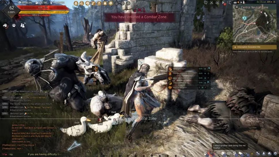 腾讯代理了一款3D版“传奇”，里面全是油腻师姐